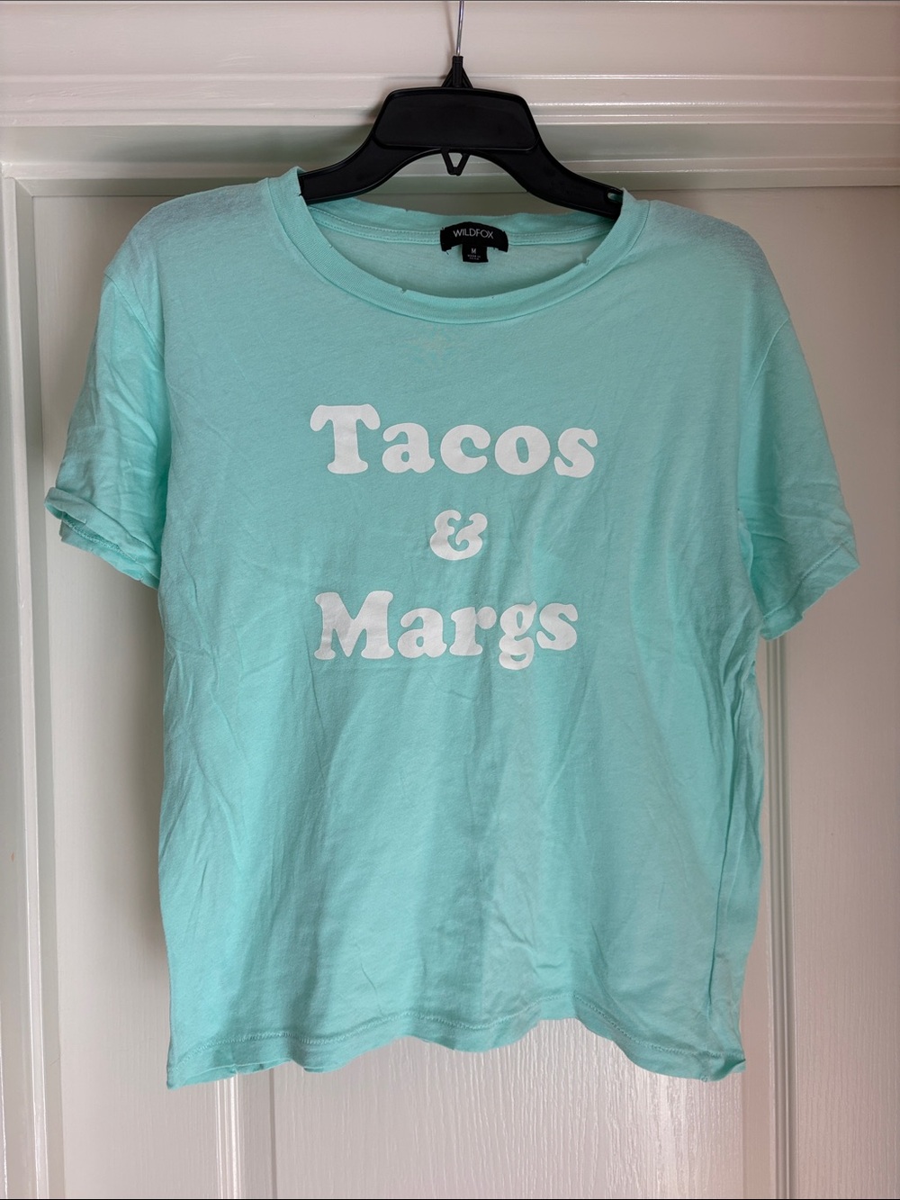 Wildfox Mint Green 'Tacos & Margs' Graphic Tee